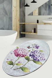 Conceptum Alfombra Ortanca Oval DJT Multicolor 60 x 90 cm